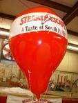 Hot-air shape helium balloon with Steak Escapes logo